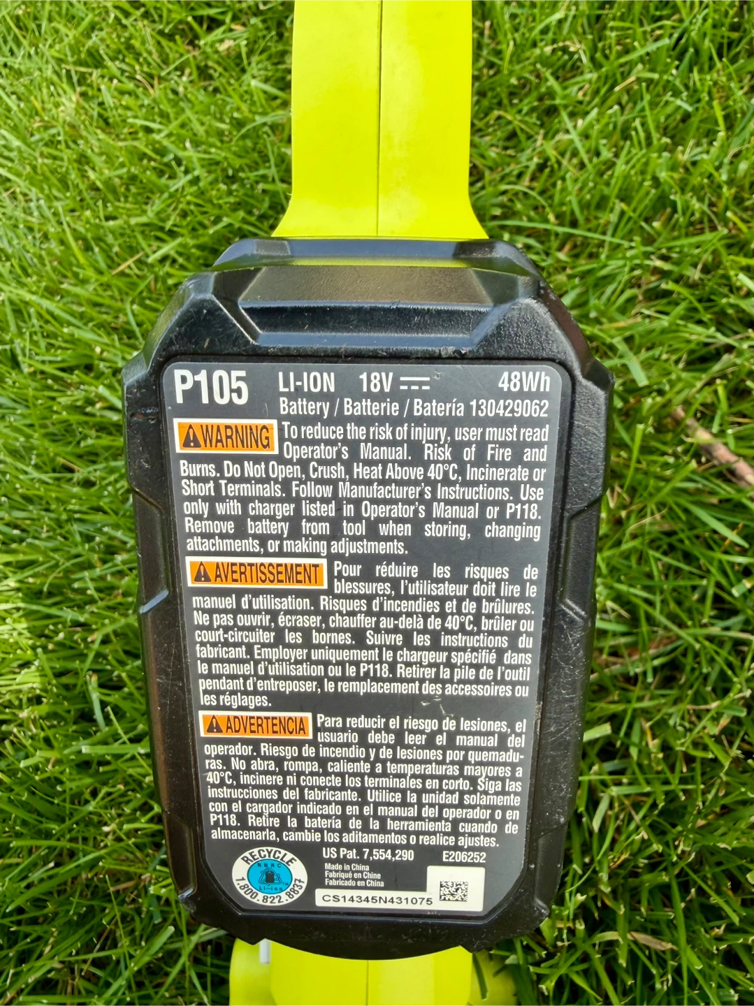 Ryobi 18V Cordless String Trimmer P115 - photo 3