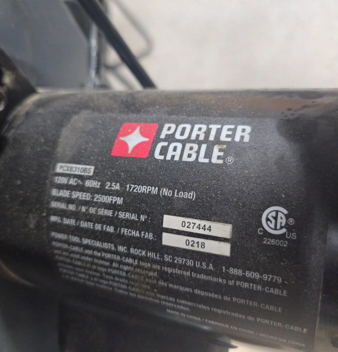 Porter-Cable 9” Band Saw – Works Perfect – Miter Gauge Included - photo 2