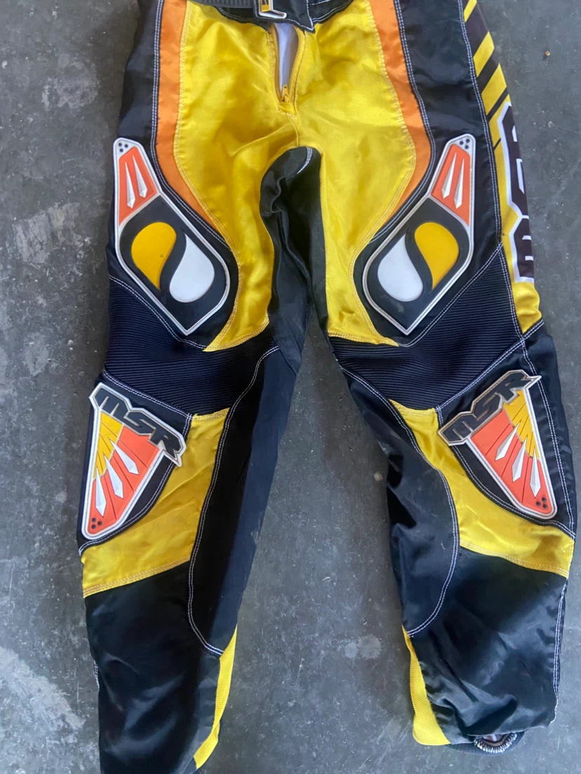 AXIS Motocross Pants Yellow/Black Size 32 - photo 2