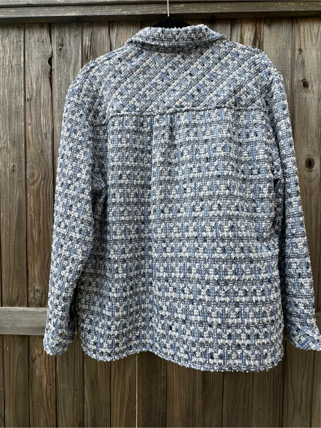 Charlie Luciano Milano Textured Button-Up Shirt Jacket - photo 4