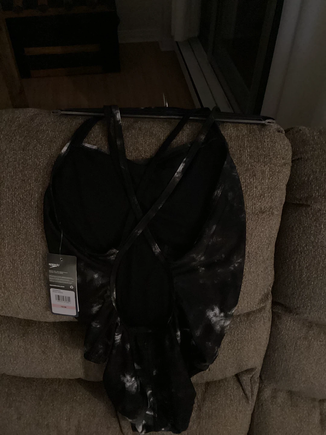 New Speedo Printed Volt Back Swimsuit size 10 - photo 5
