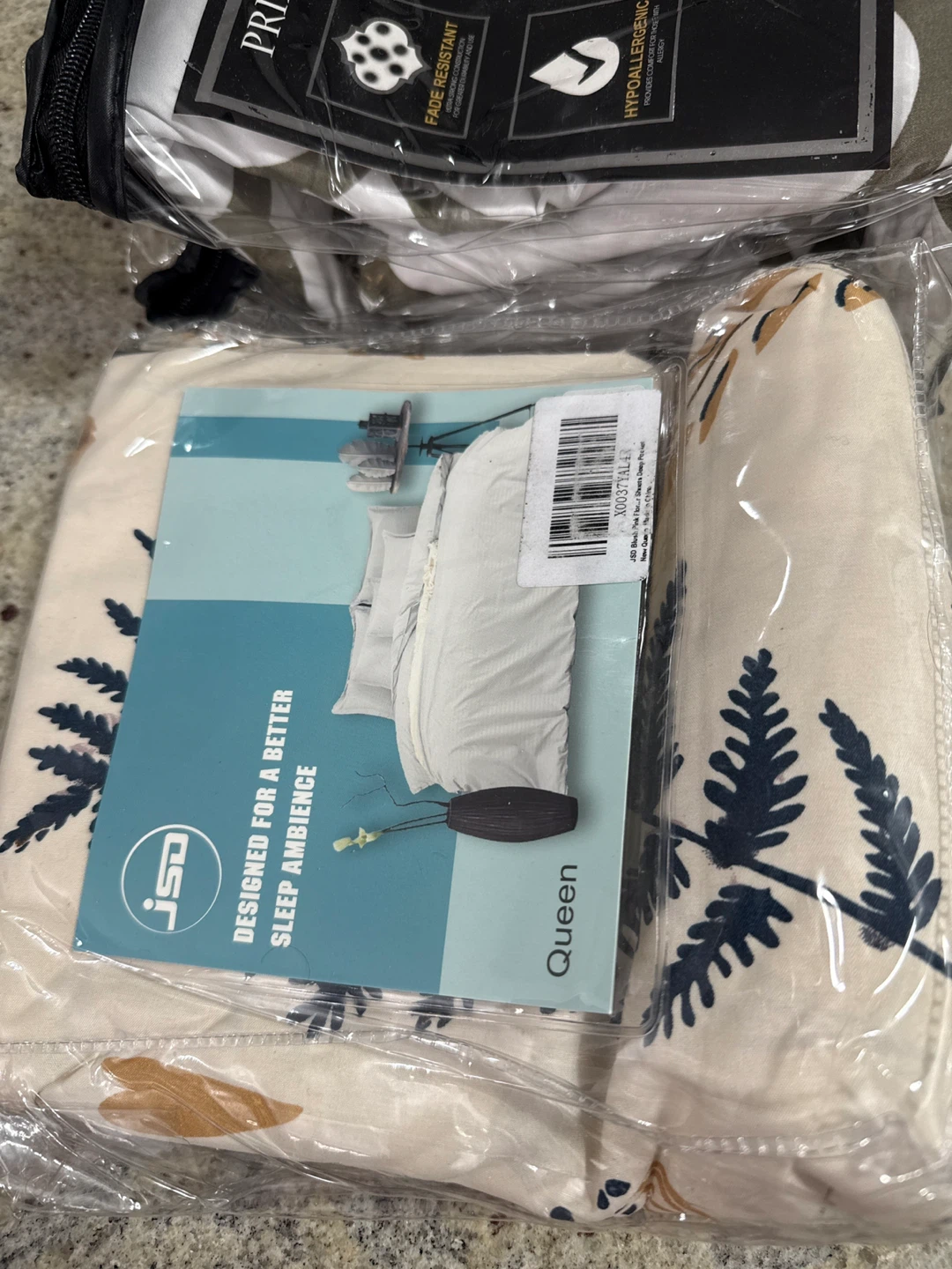 Printed Quatrefoil Bed Sheet Set ( Quantity - 2 ) - photo 2