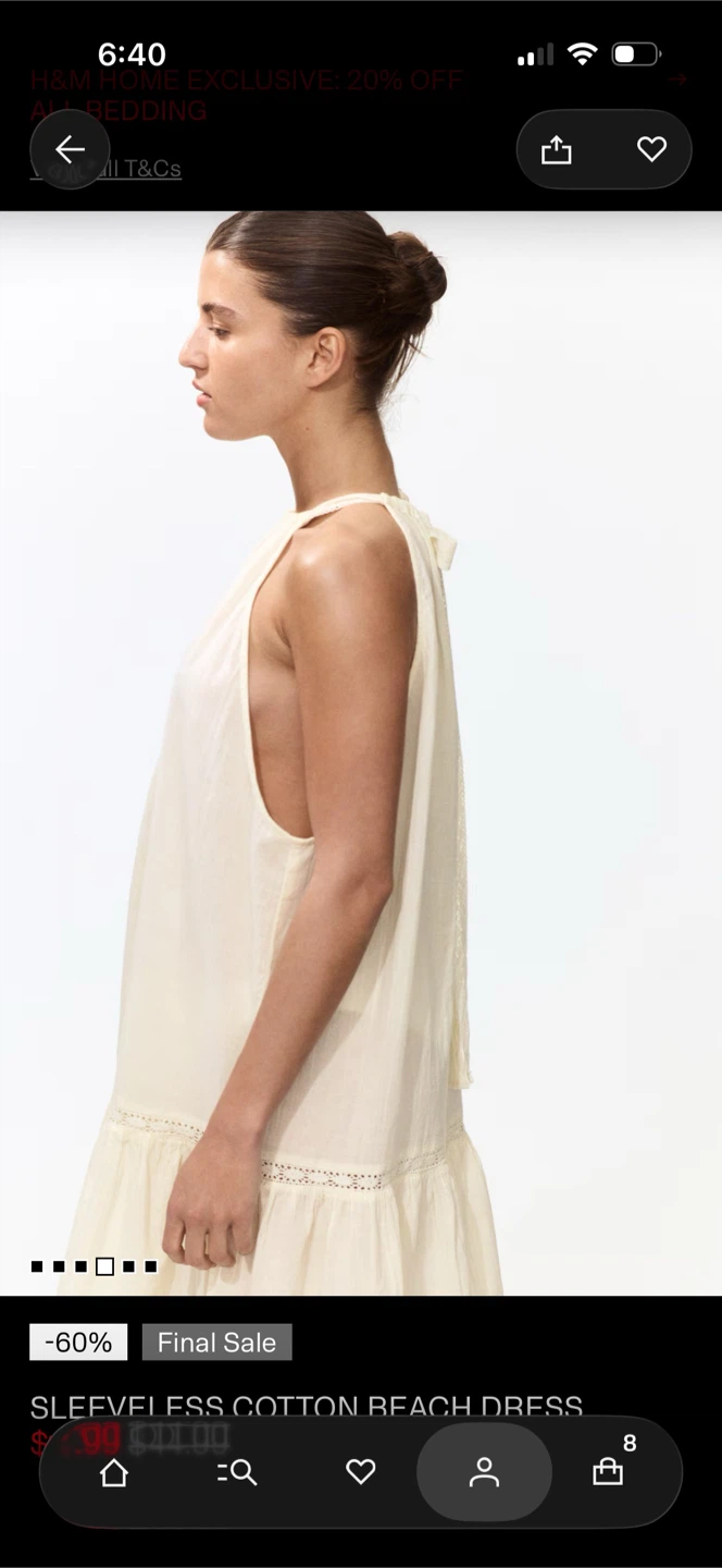 H&M light yellow summer dress - photo 3