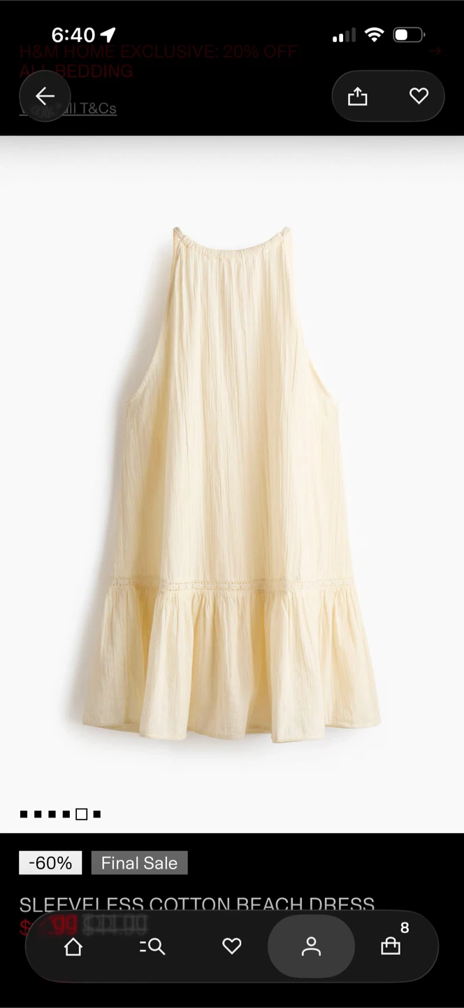 H&M light yellow summer dress - photo 4