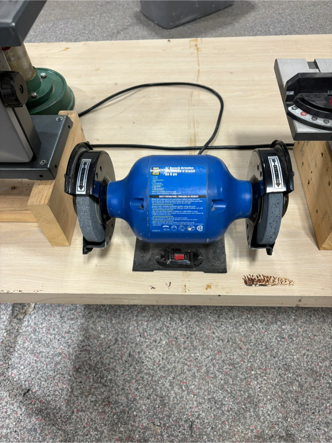 Power Fist 6" Bench Grinder - photo 3