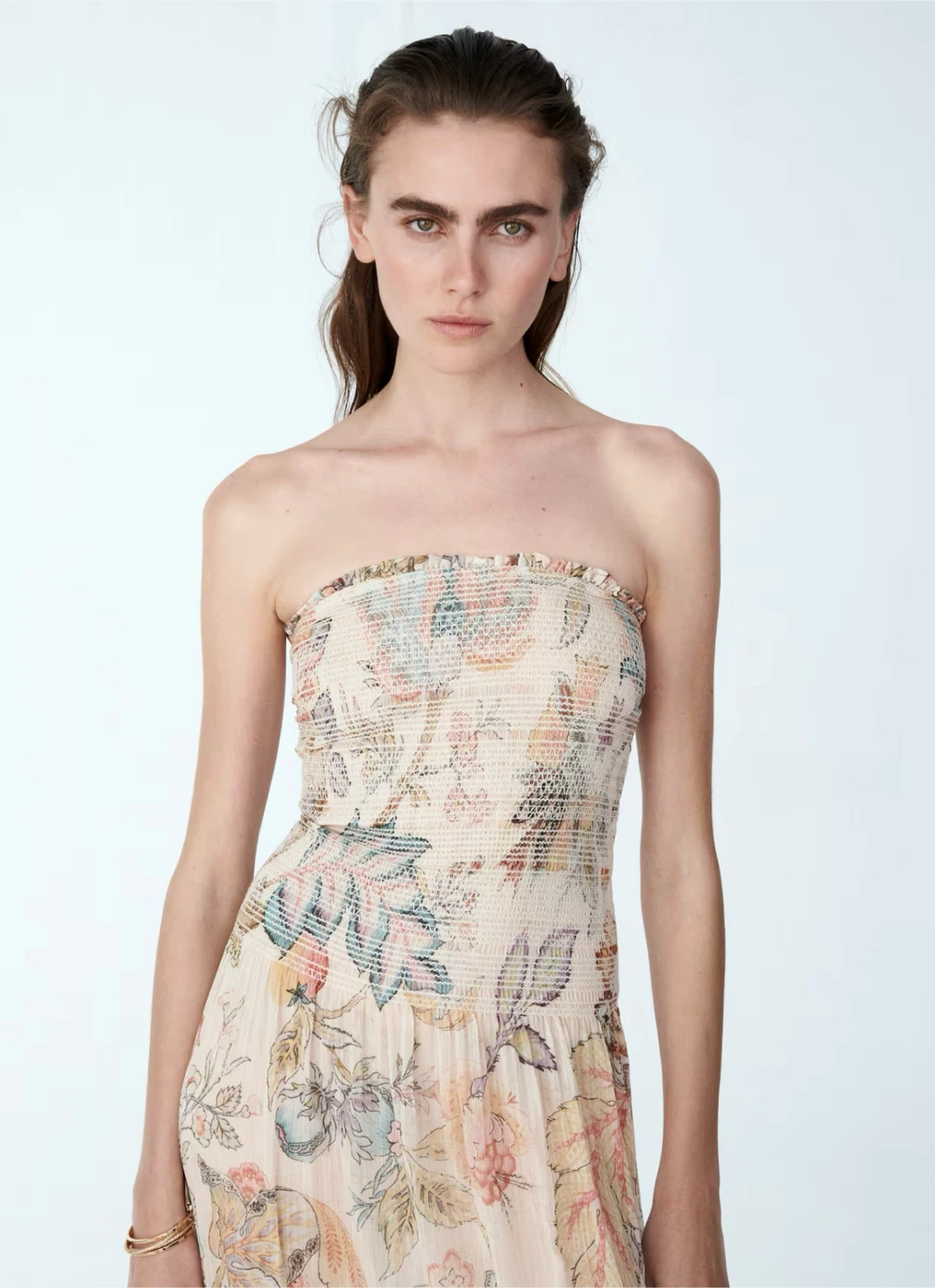 H&M strapless floral maxi dress - photo 2