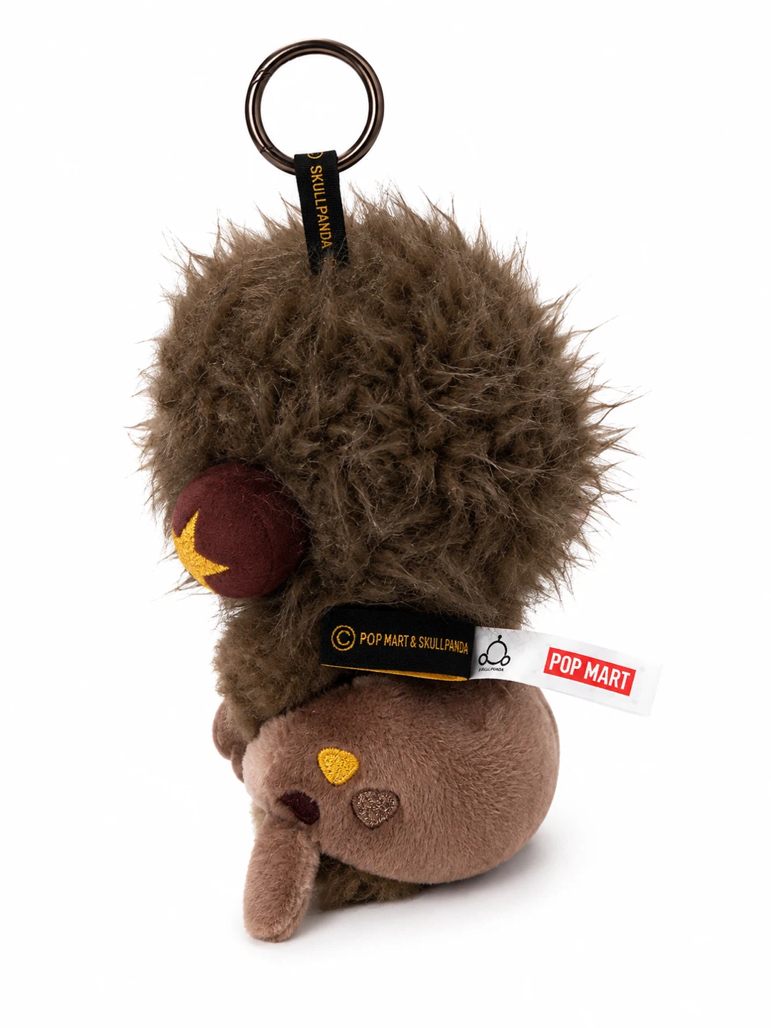 Authentic POP MART SKULLPANDA Plush Pendant – Sneaky Chestnut - photo 2