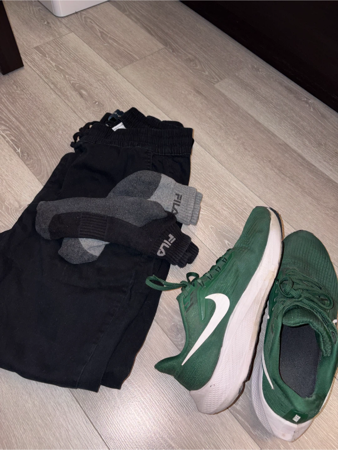 Shoes + Pants + socks