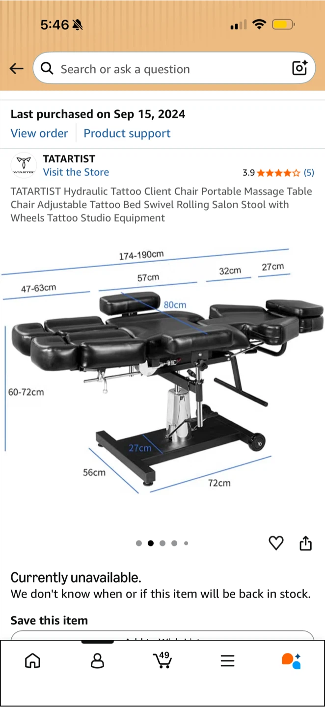 Brand New Tattoo Chair / Tattoo Bed - photo 2