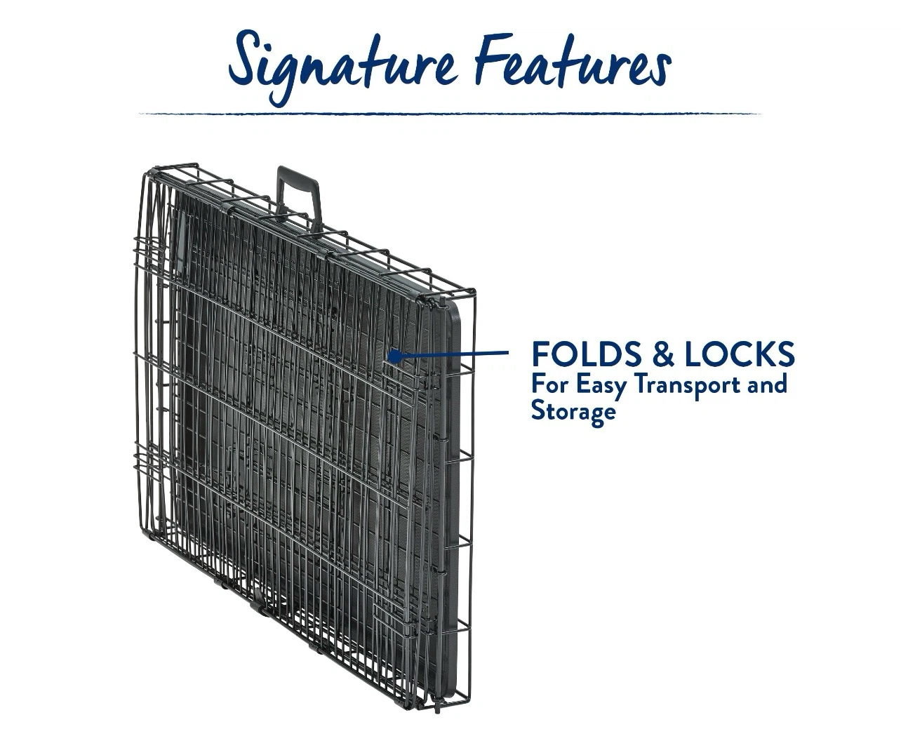 Top Paw Single Door Folding Wire Dog Crate - photo 4