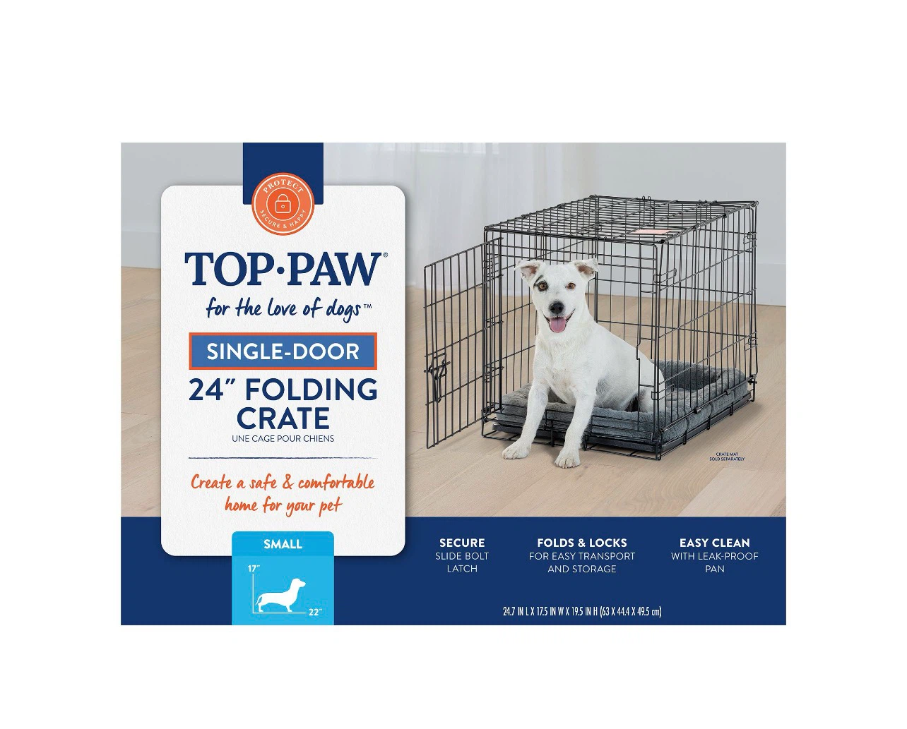 Top Paw Single Door Folding Wire Dog Crate - photo 5