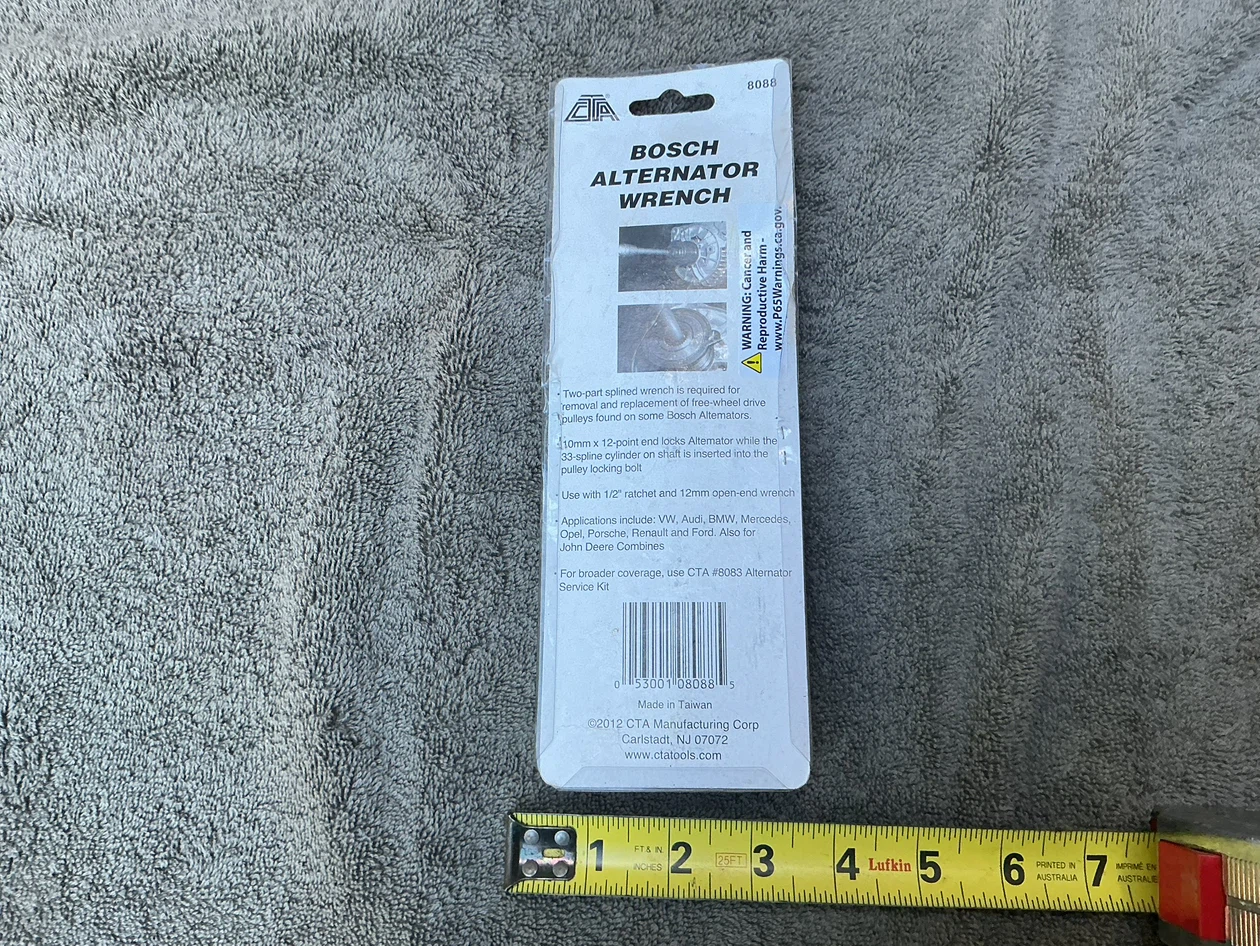 CTA Bosch Alternator Wrench Set - photo 2