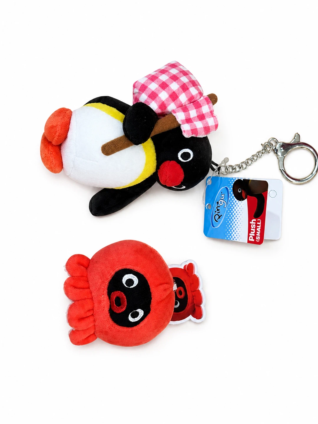 Pingu Plush Keychain Set – Brand New with Tags