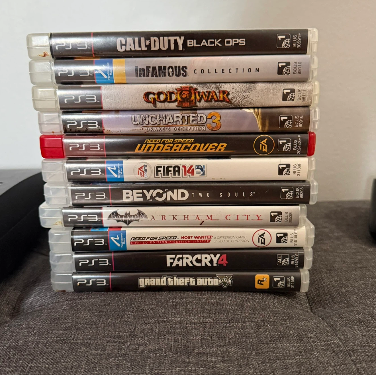 PlayStation 3 Console with Games and Controller - photo 3