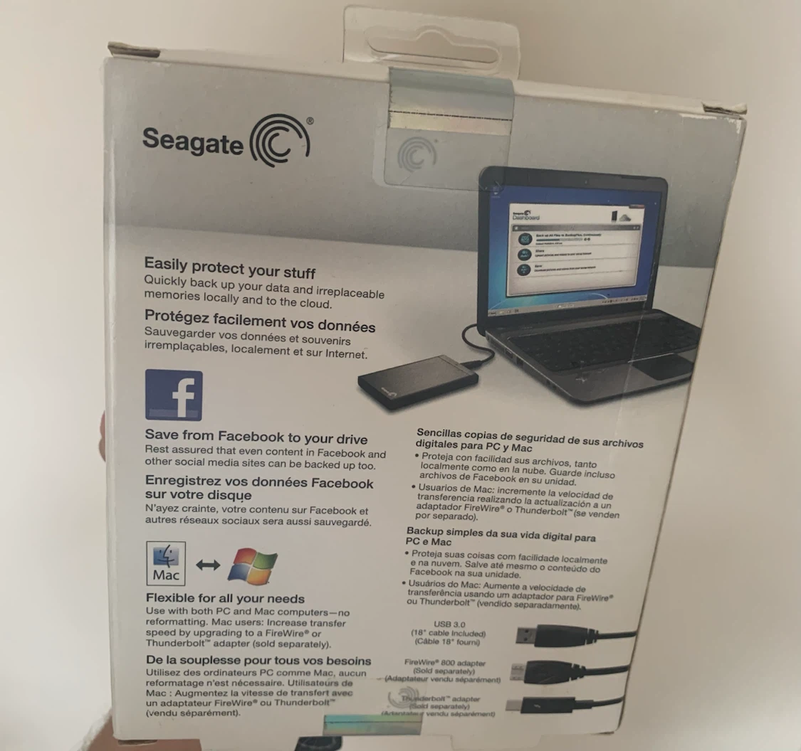 Seagate Backup Plus 1TB Portable External Hard Drive USB 3.0 - photo 3