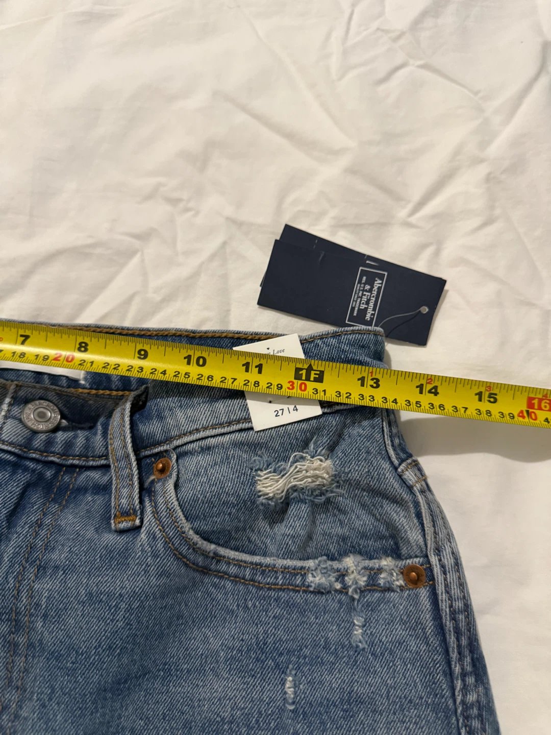 Abercrombie & Fitch Ultra High Rise Denim Skirt - photo 3