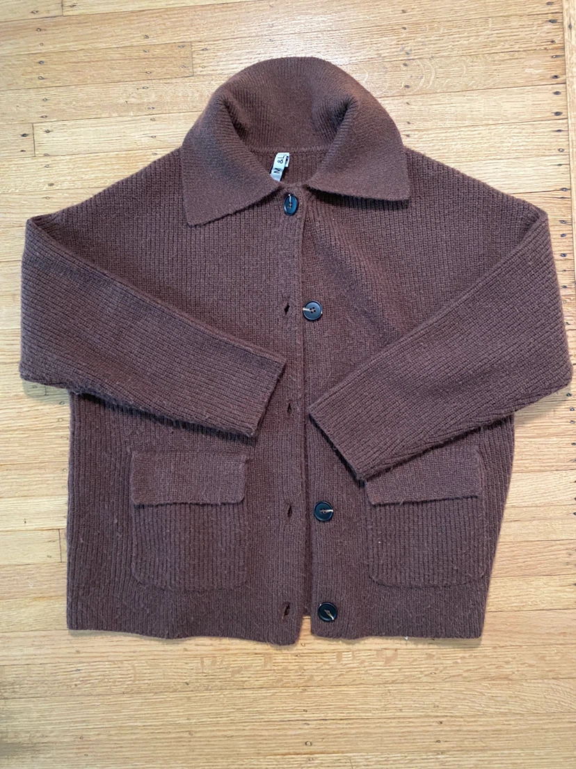 M&L Brown Cardigan