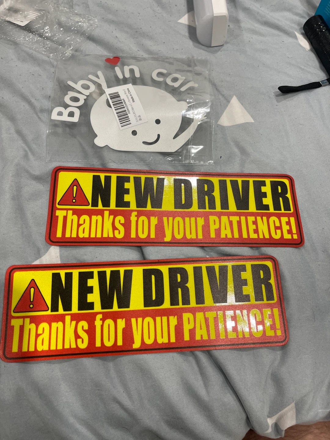 Defiant Mini Flashlight & Baby in Car/New Driver Stickers - photo 2