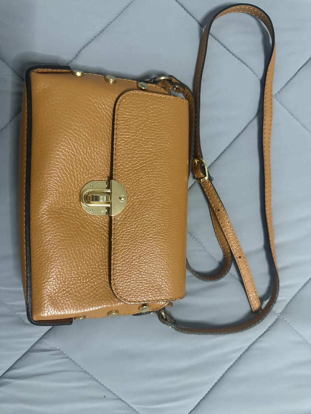 Malak Clutch in smooth calfskin leather