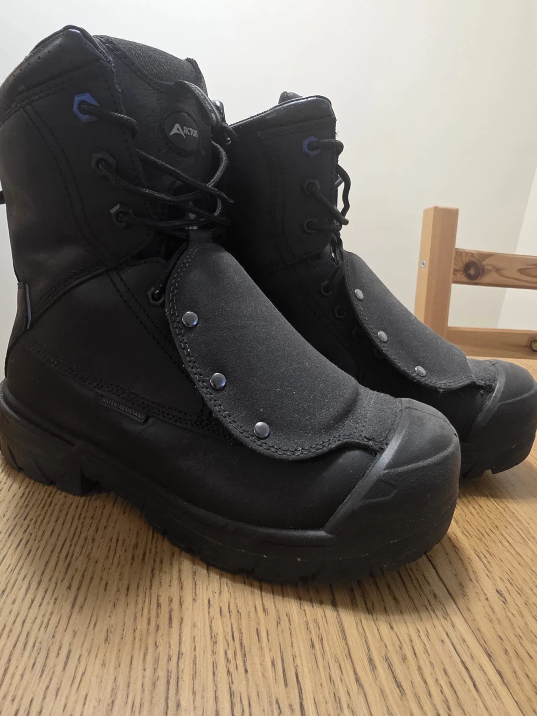 Acton Black Safety Boots Size 8.5 - photo 3