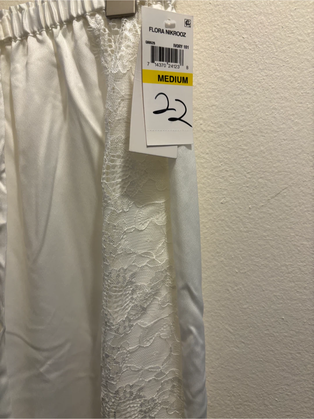 NEW-Flora Nikrooz Pajama Pants w/ Ivory Lace Trim - photo 2