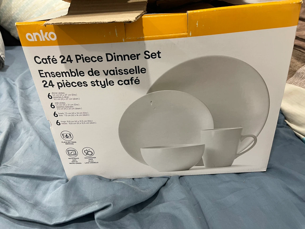 Anko Café 24 Piece Dinner Set