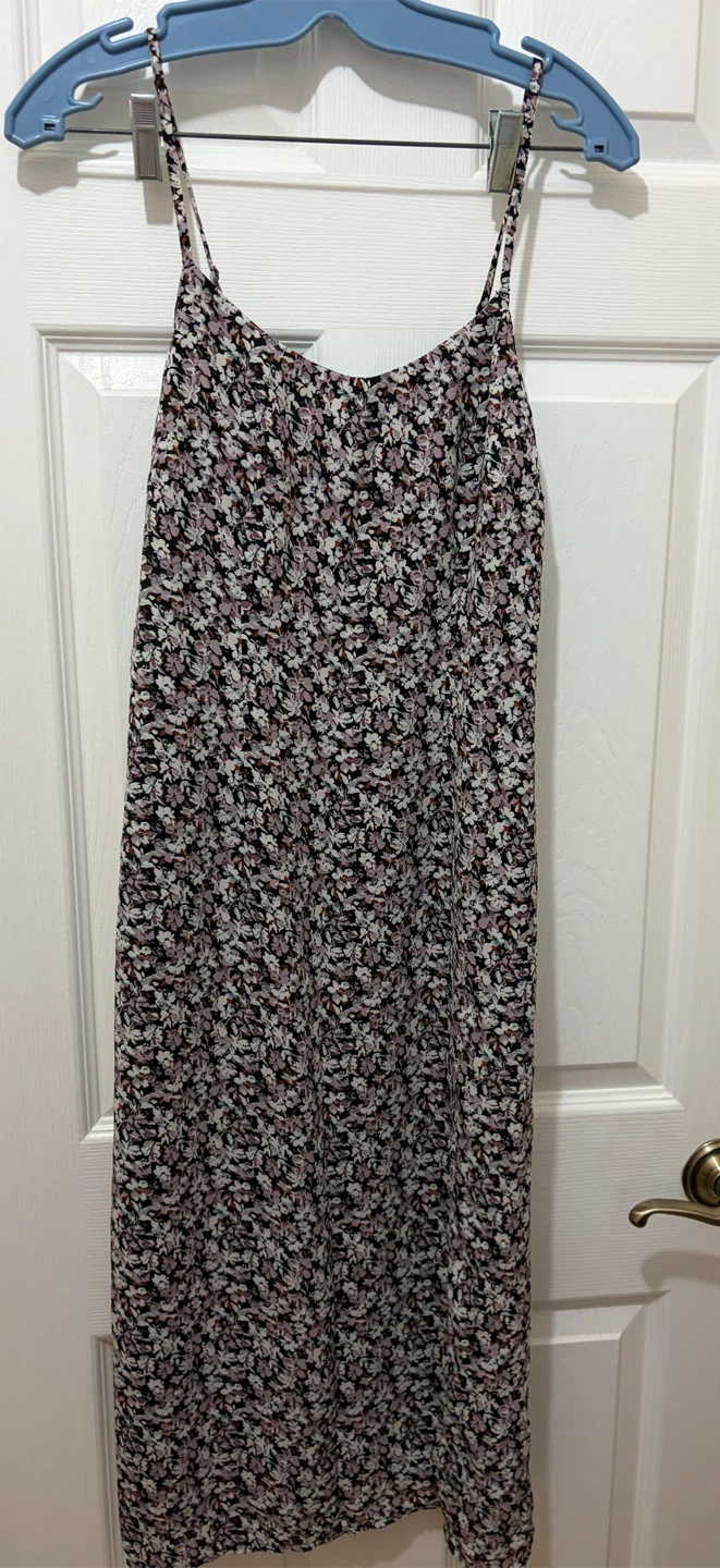 Abercrombie & Fitch Floral Midi Dress with Slit - photo 2