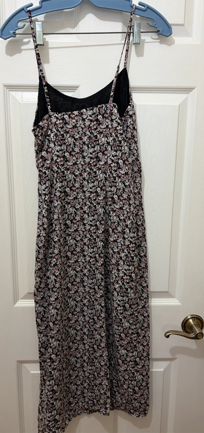 Abercrombie & Fitch Floral Midi Dress with Slit - photo 4