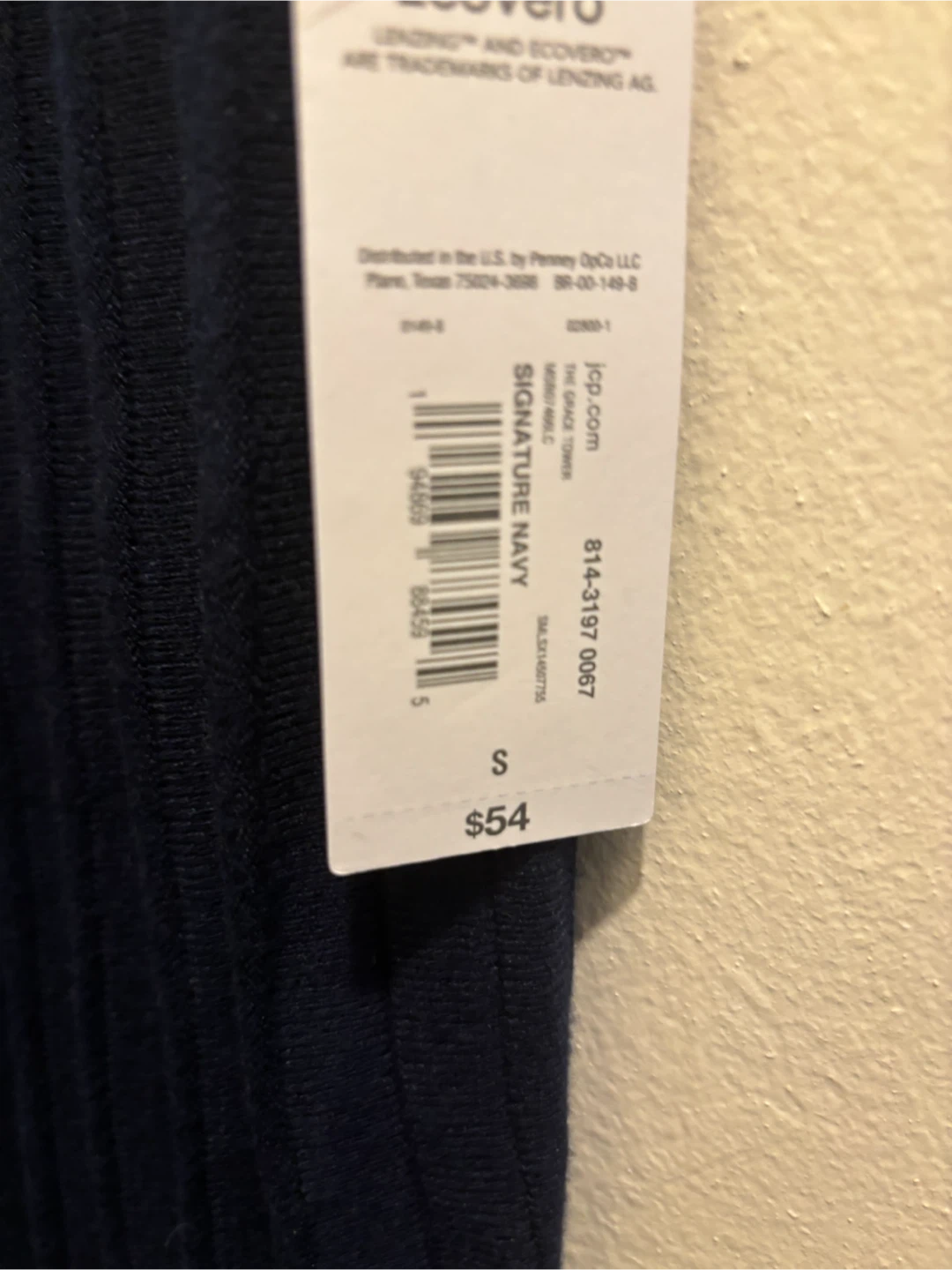 NEW-Liz Claiborne Navy Pleated Skirt Size S - photo 2