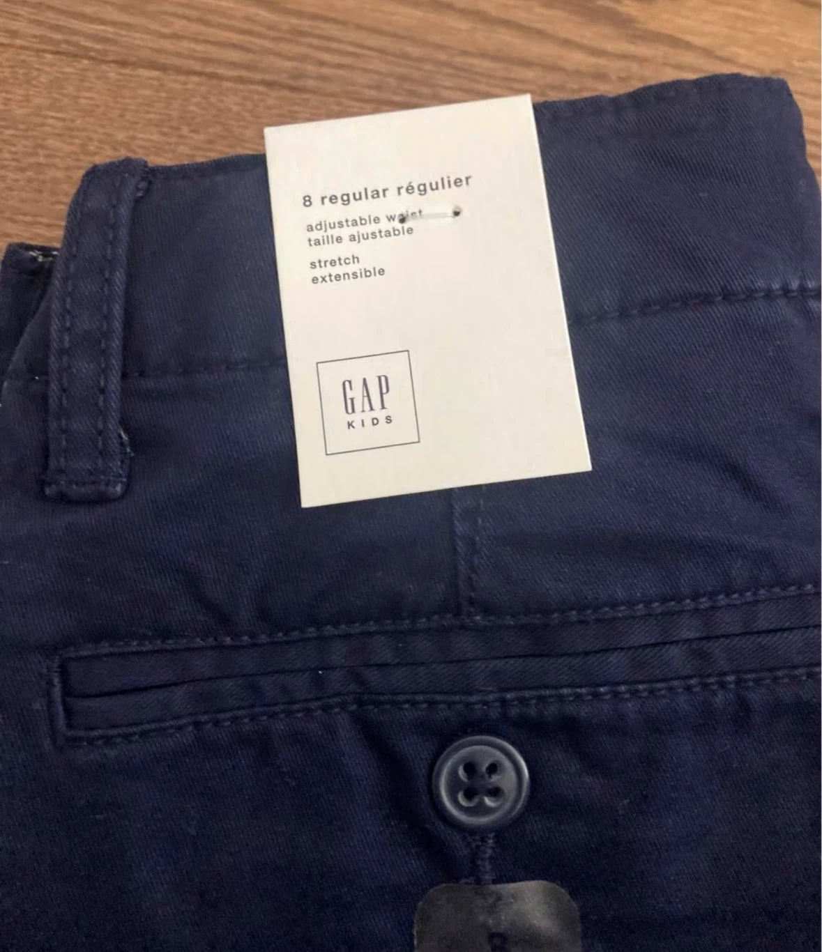 Gap Kids Navy Chino Pants Size 8 - photo 2