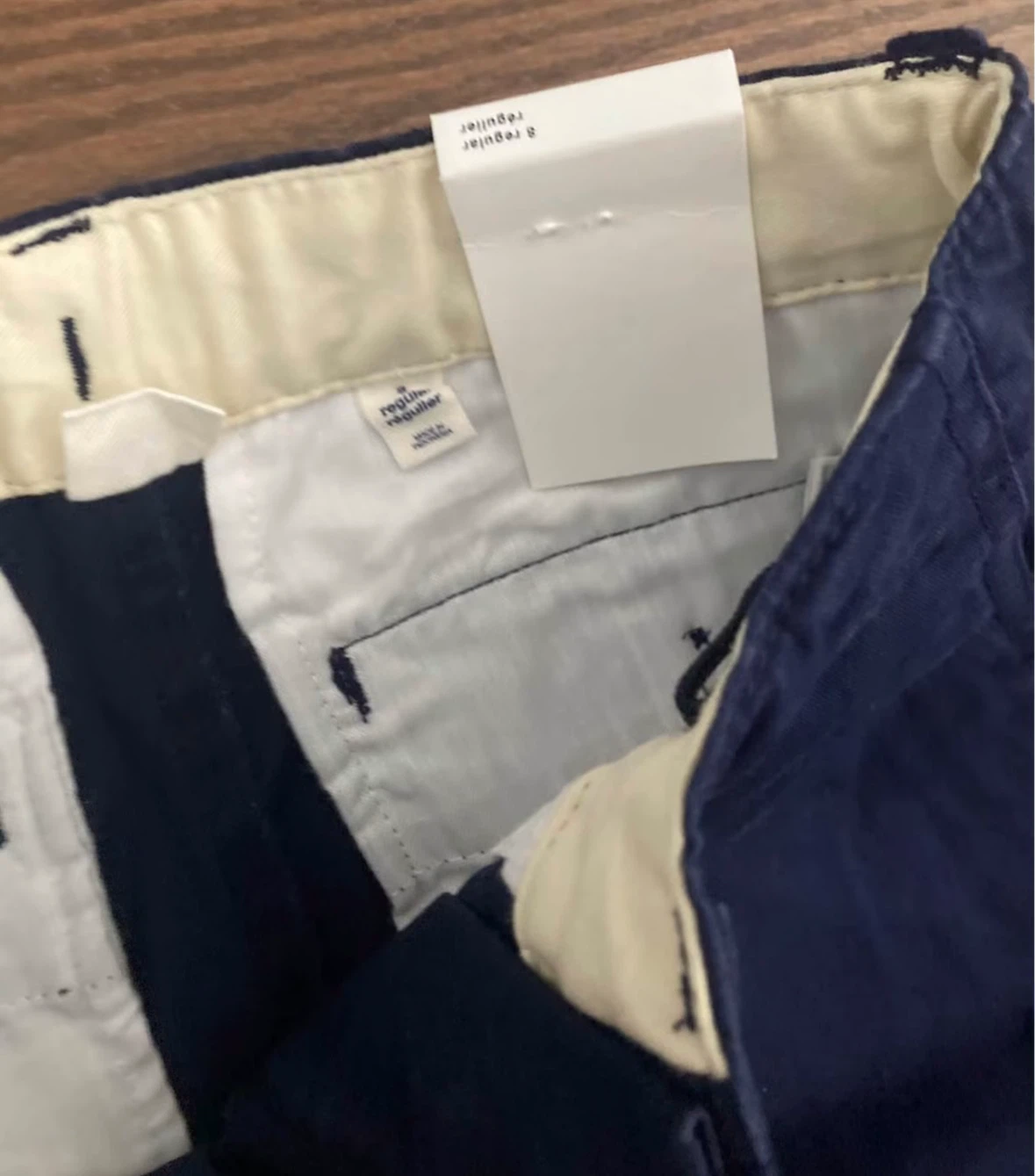 Gap Kids Navy Chino Pants Size 8 - photo 4
