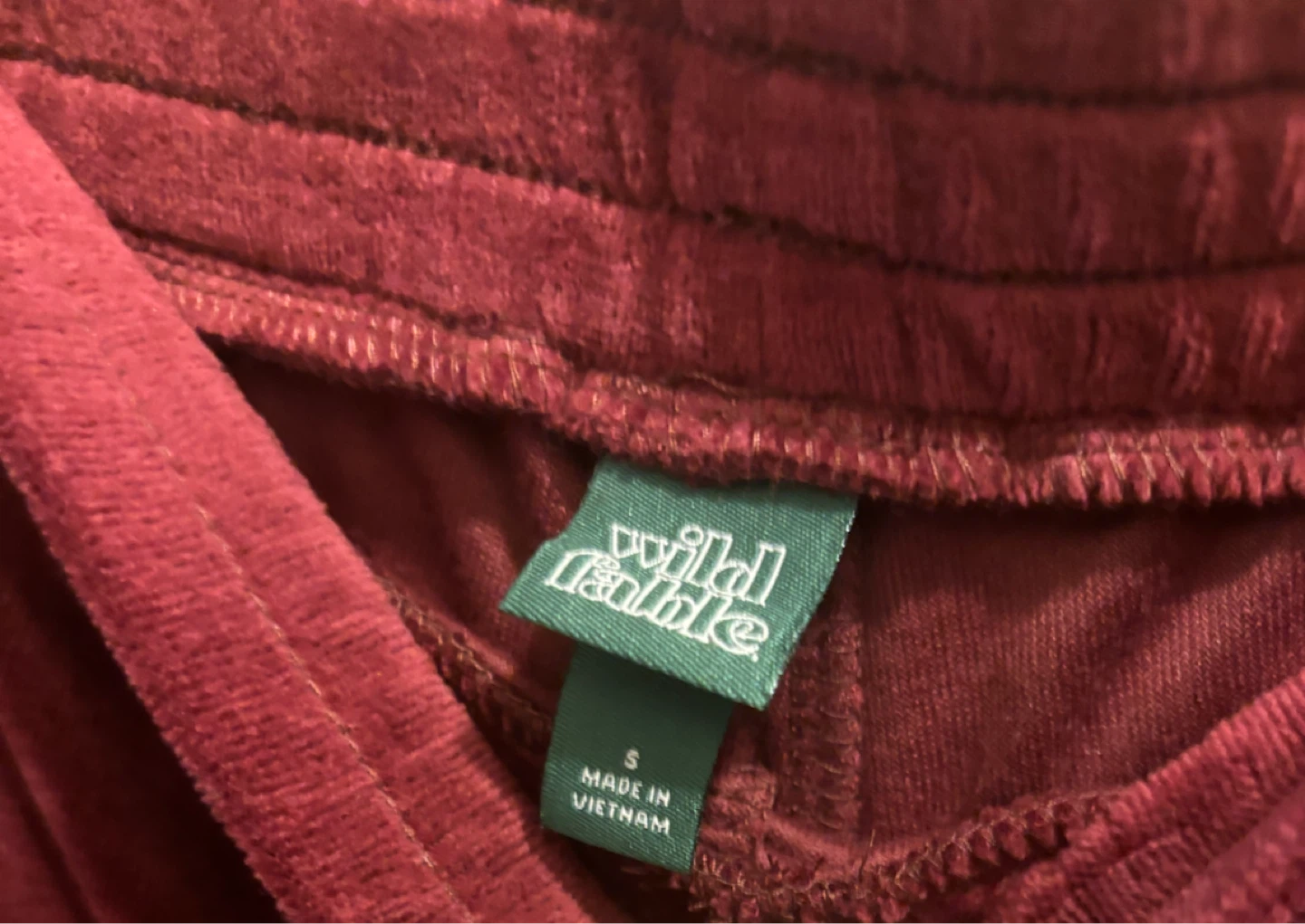 NEW-Wild Fable Velour Joggers Size S - photo 2