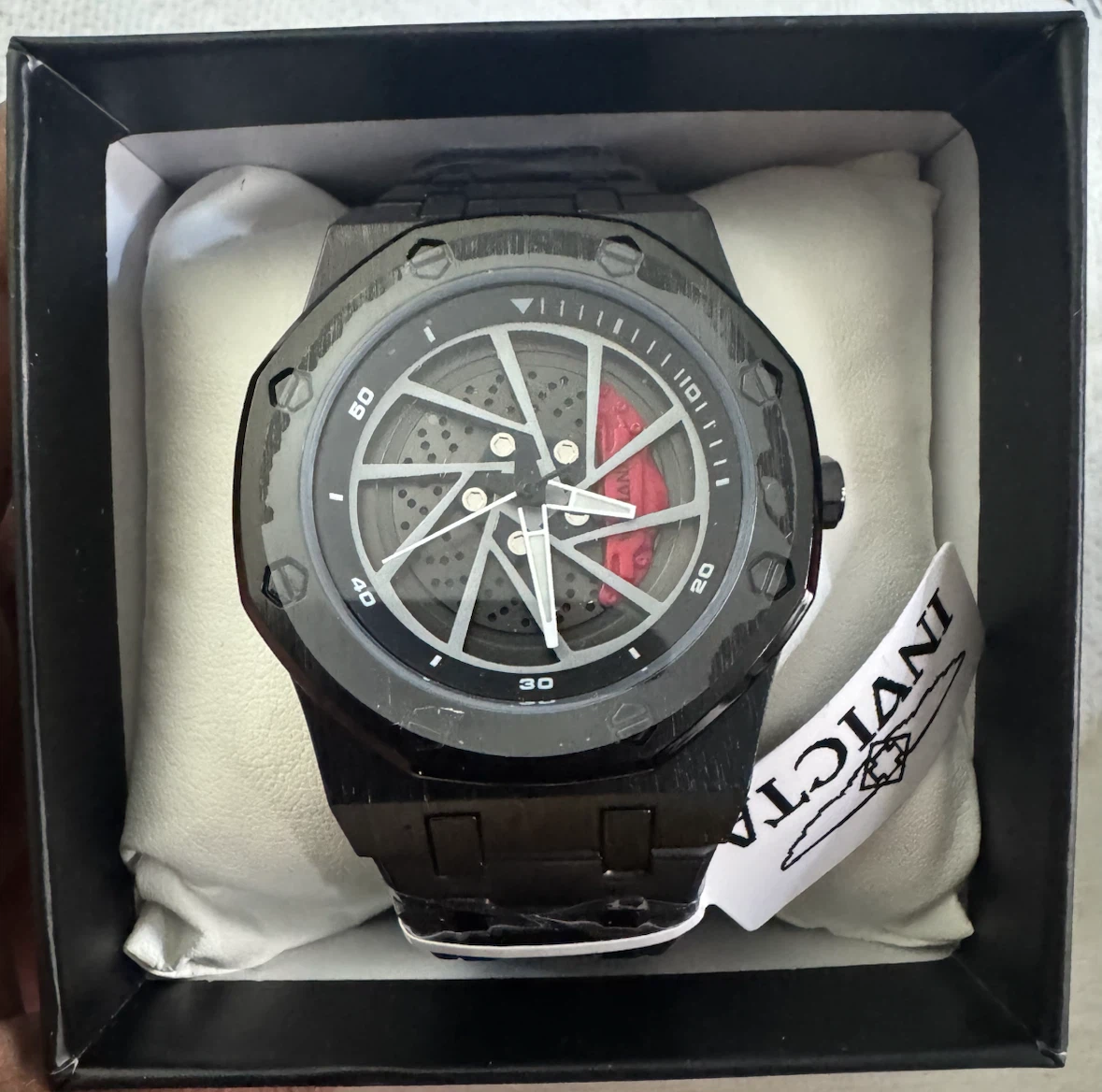 Invicta Men's Speedway Rim Black Watch