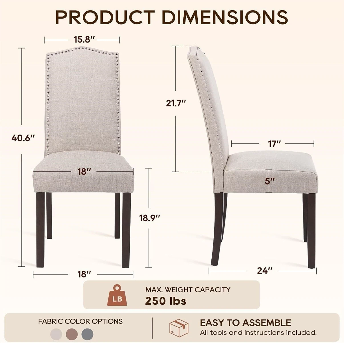 Dining Chairs (Set of 2) - photo 2