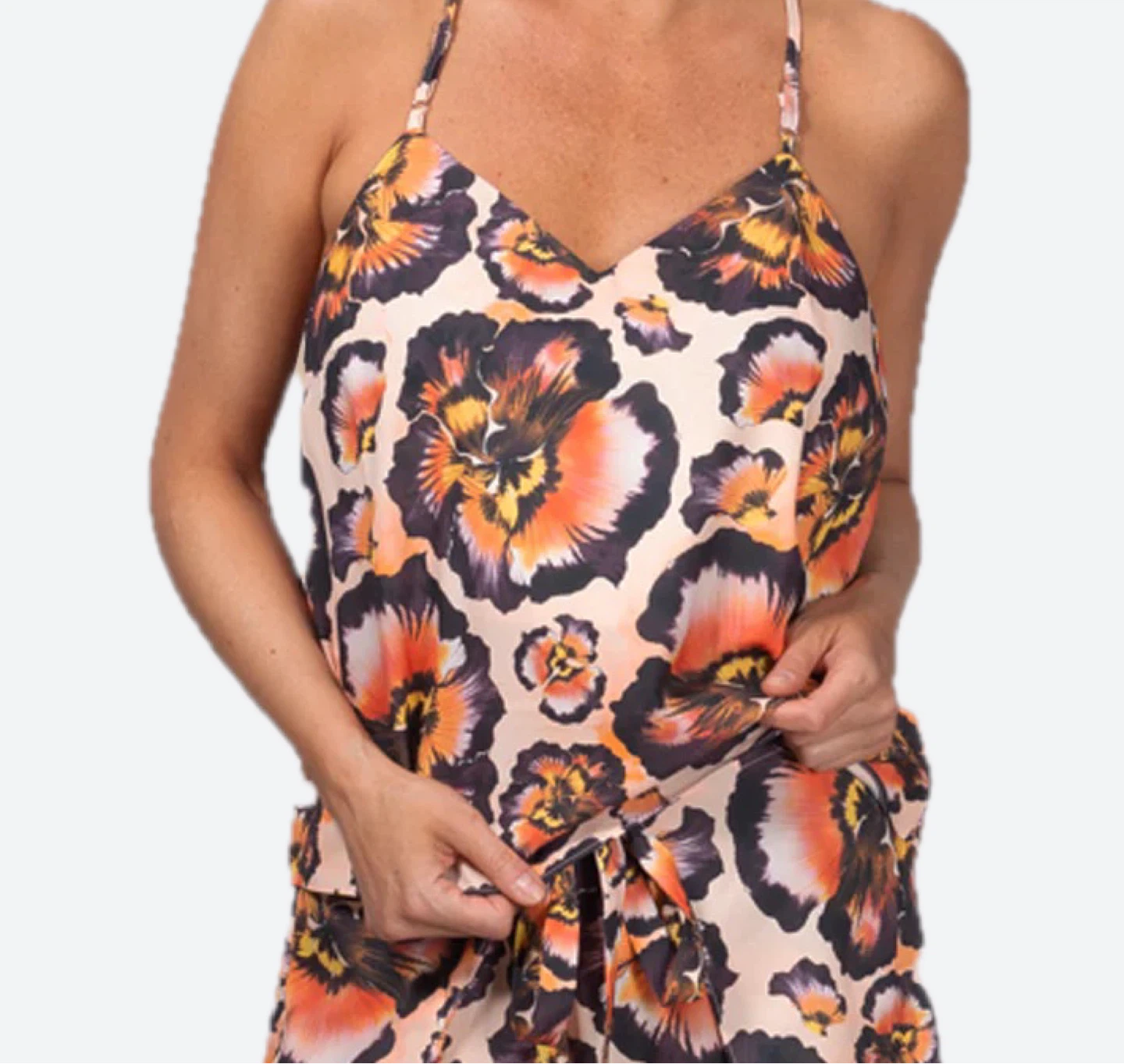 Women's Floral Print Swimsuit and Matching Set - photo 2