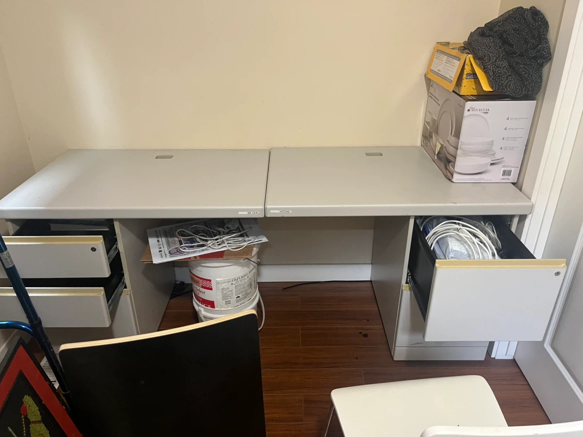 Grey Modular Desk - photo 3