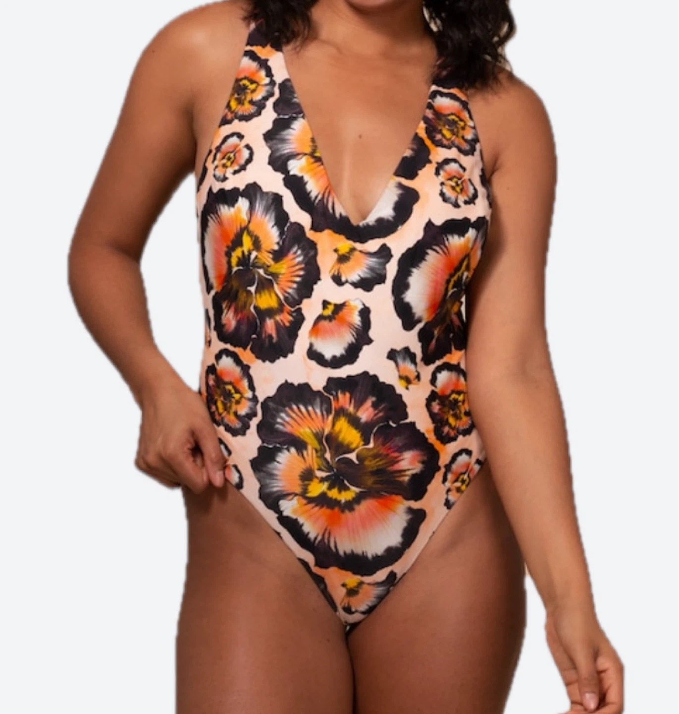 Women's Floral Print Swimsuit and Matching Set - photo 5