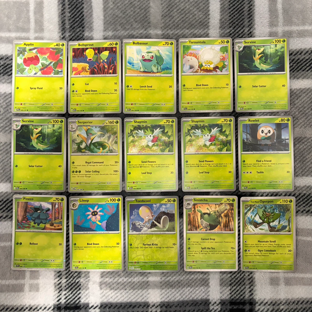 Grass-Type Pokemon Cards