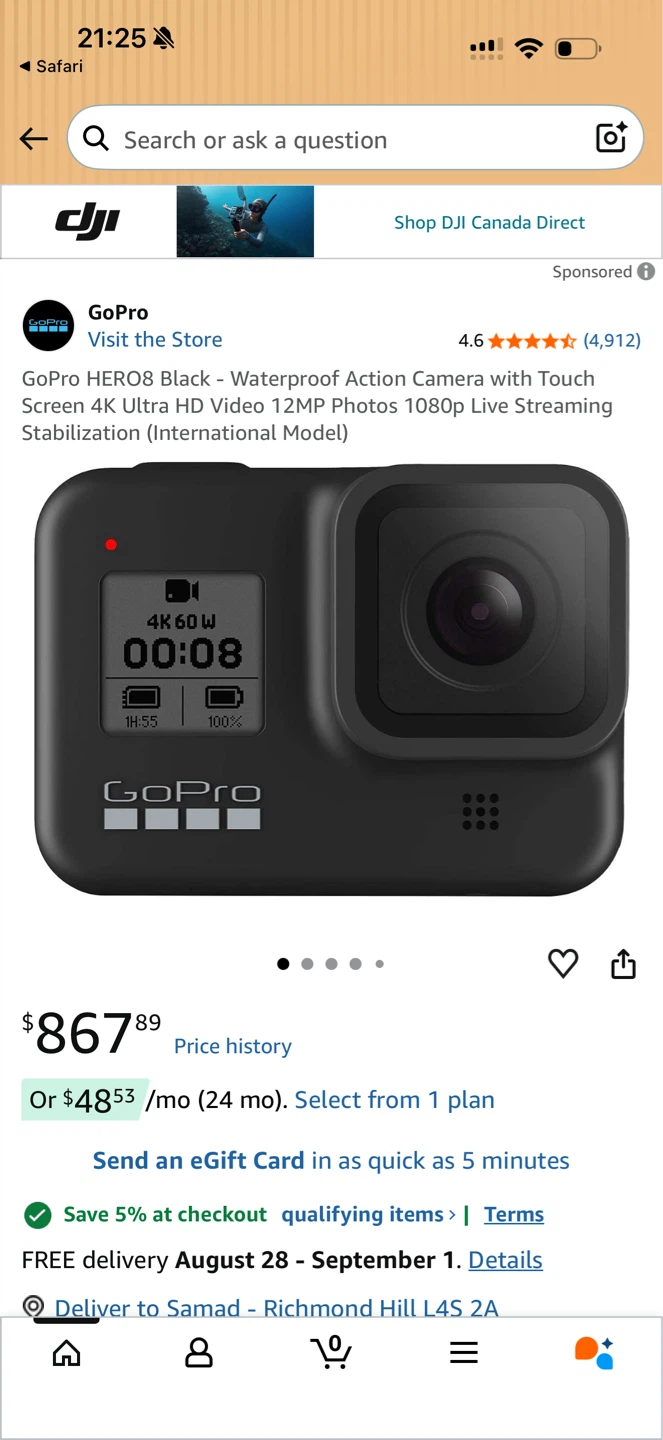 GoPro HERO8 Black Waterproof Action Camera