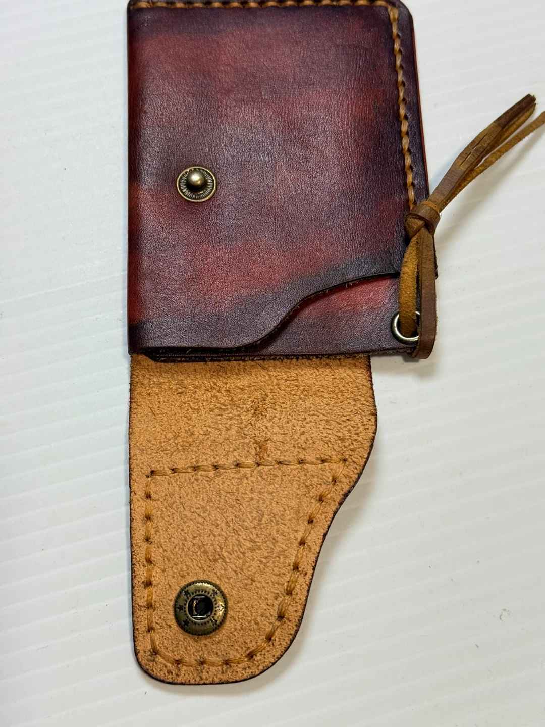 Handmade Leather Card Holder - photo 3