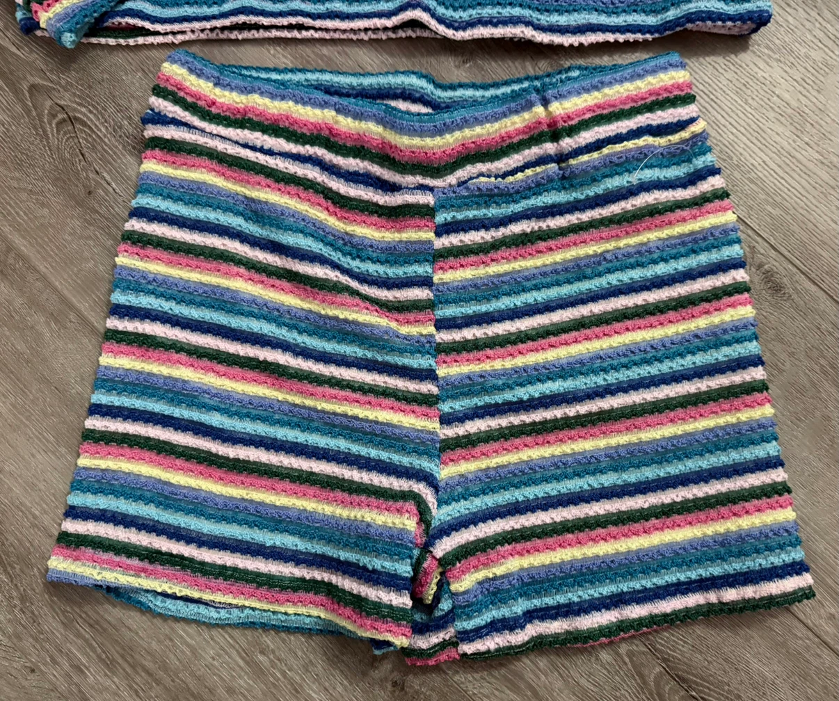 GLG Striped Knit Lounge Set - size Large - photo 4