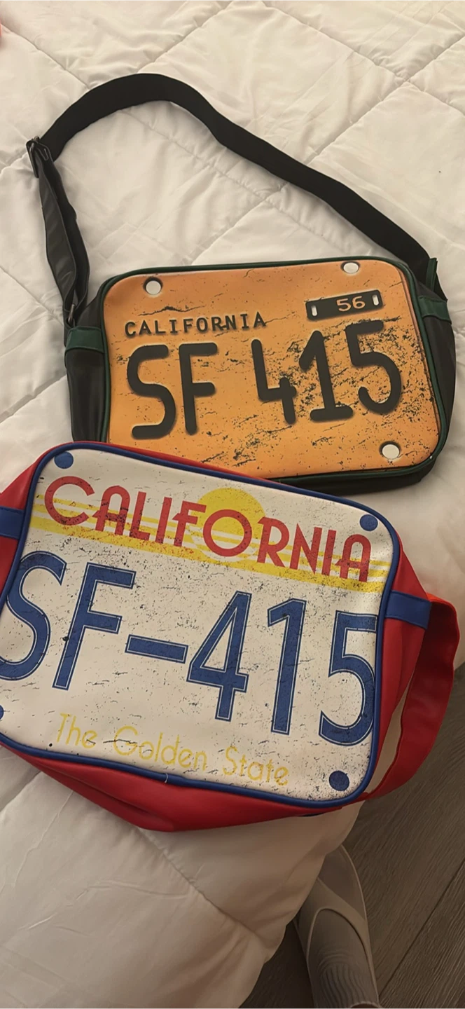 Back-to school   SF-415 License Plate Messenger Bag & Waist Pack