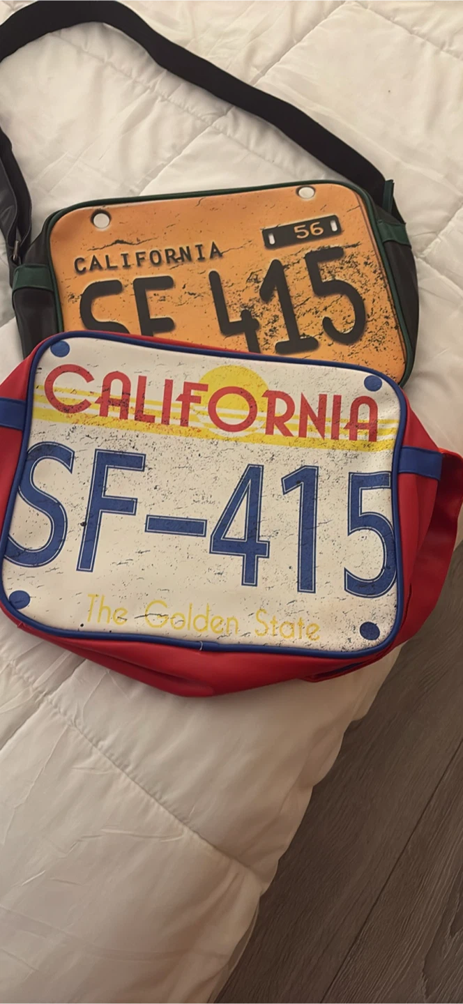 Back-to school   SF-415 License Plate Messenger Bag & Waist Pack - photo 2