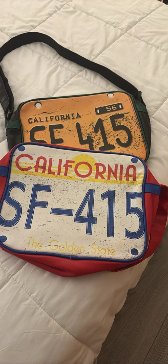 Back-to school   SF-415 License Plate Messenger Bag & Waist Pack - photo 3