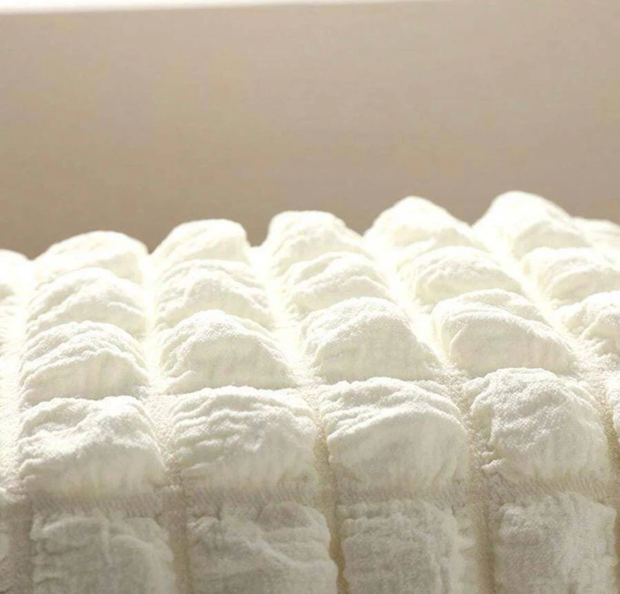 White Tissue Box Cover soft - photo 4