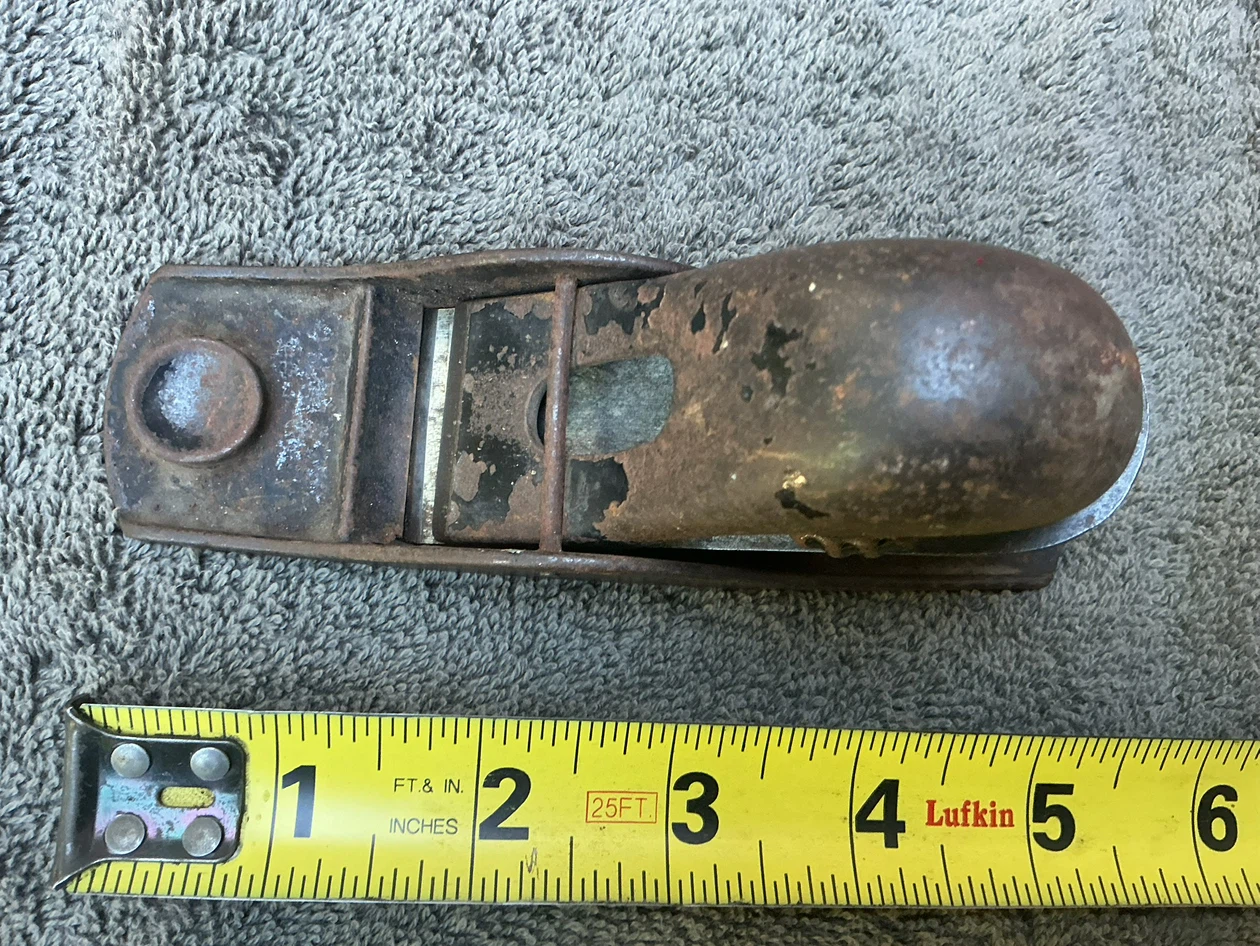Vintage Small Unbranded Copy of STANLEY 102 Woodworking Plane - photo 3