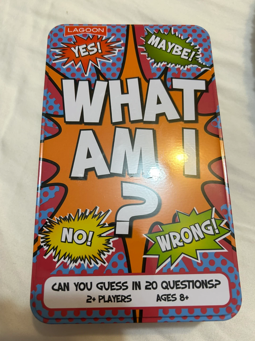What Am I? Guessing Game Tin