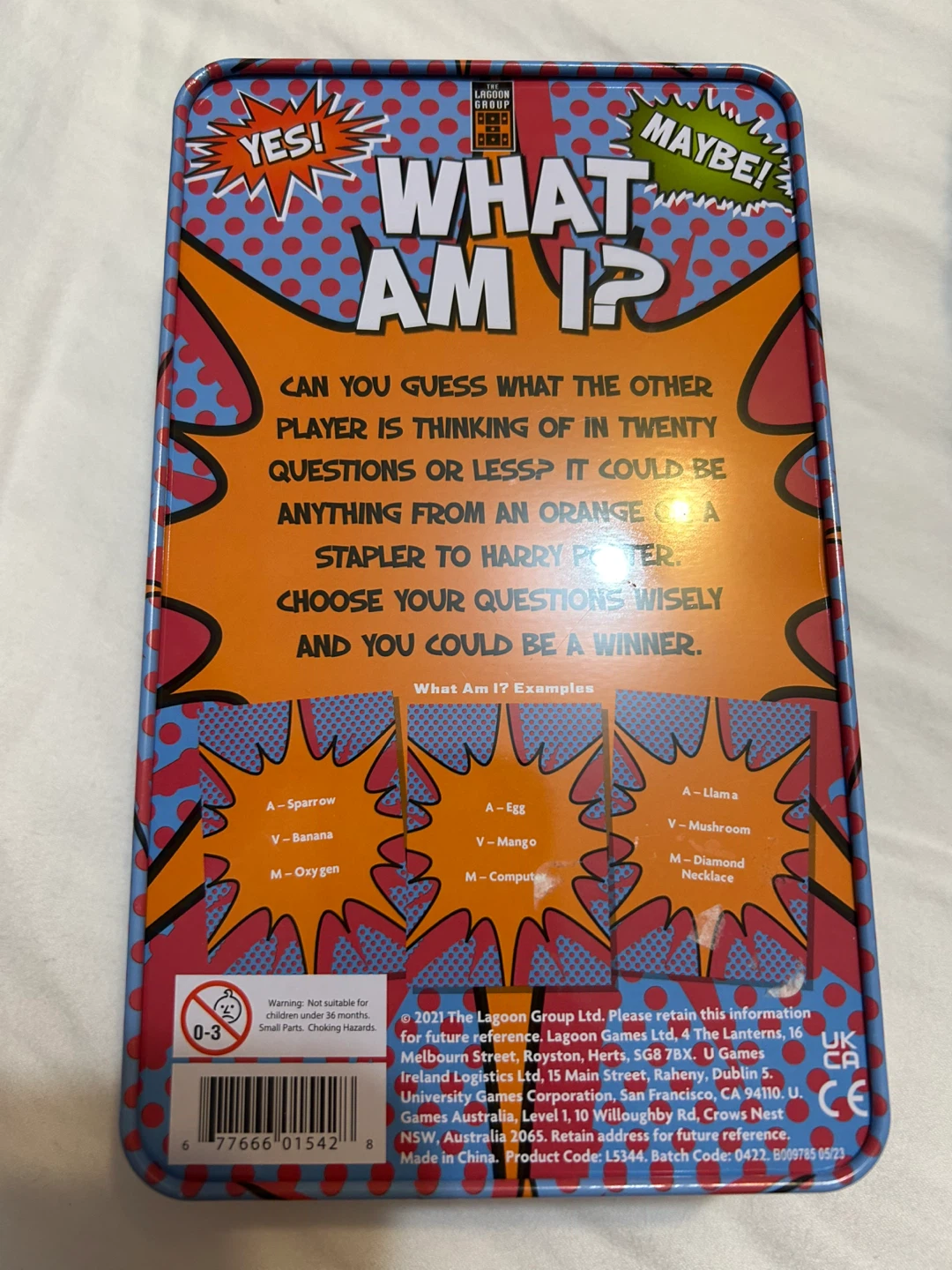 What Am I? Guessing Game Tin - photo 2