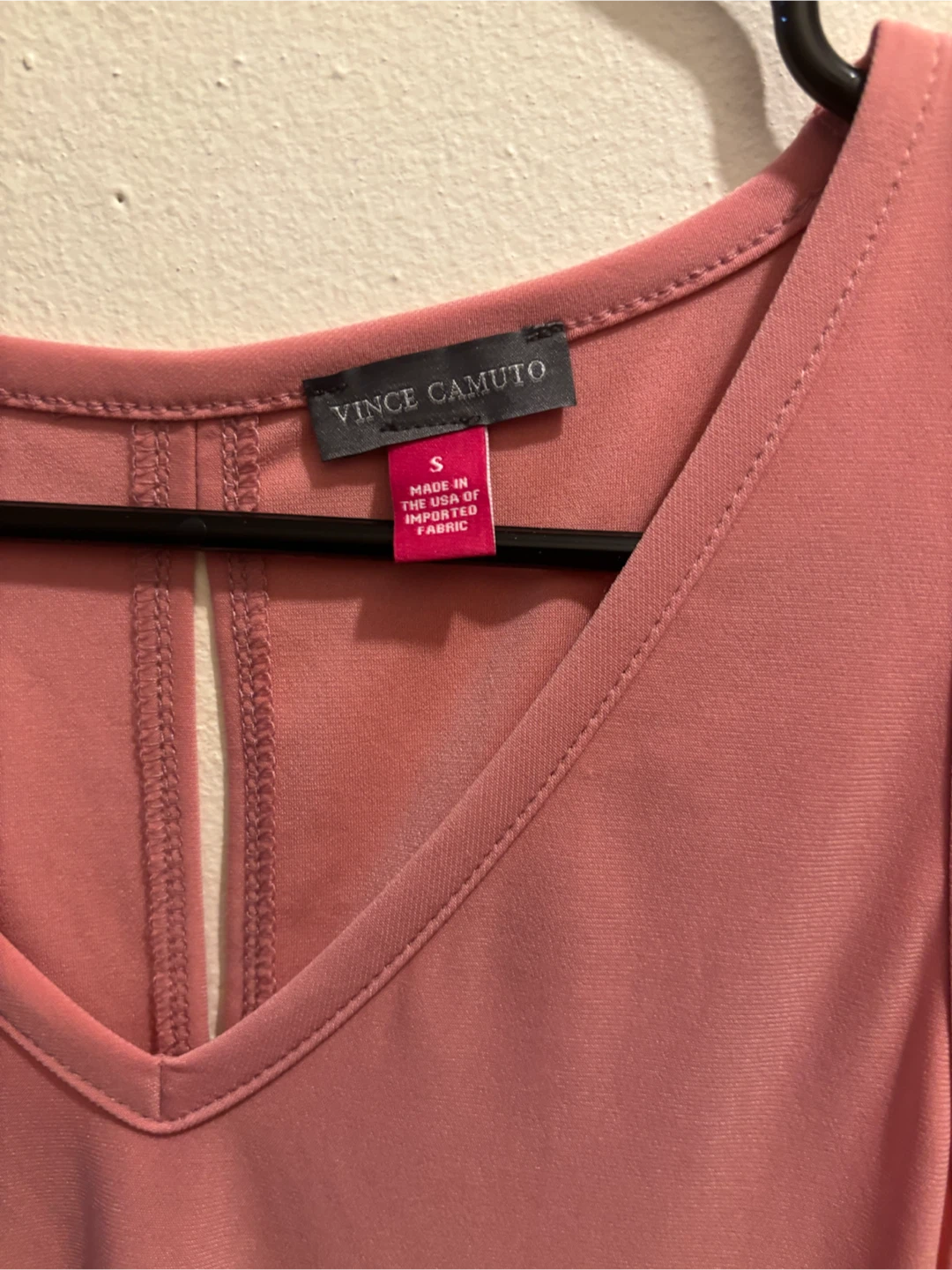 NEW-Vince Camuto Pink V-Neck Tank Top - photo 2