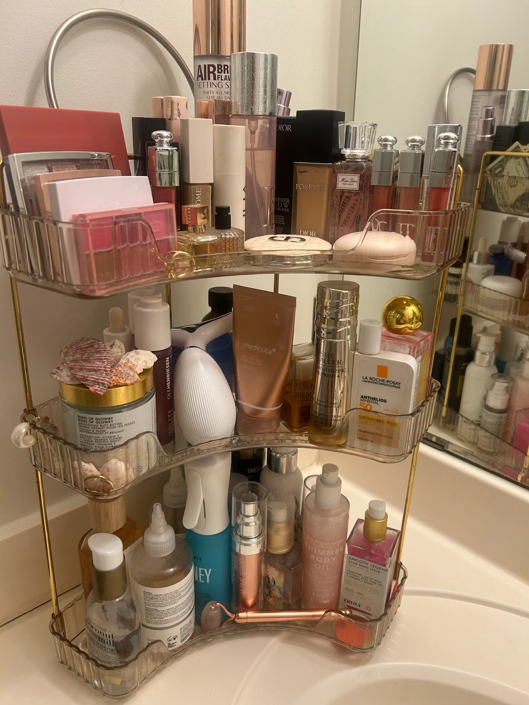3-Tier Clear Countertop Organizer Shelf - photo 2